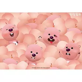 Пазл из 500 деталей - Pororo Jammang Loopy Peach, популярная корейская головоломка