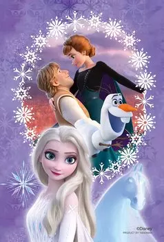 Пазл из 70 элементов Disney Happiness Frame Art -Elsa- [Prism Petit] (10x14,7см)