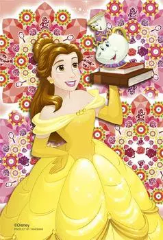 Пазл из 70 элементов Disney Красавица и Чудовище Кристаллическая плитка -Belle- [Prism Petit] (10x14,7см)