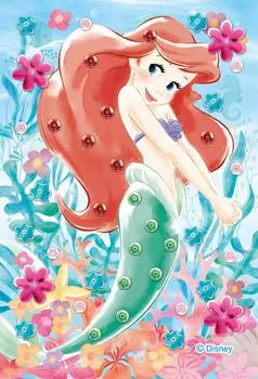 Пазл из 70 деталей Disney Ocean Ariel/Dreamy [Украшение пазла] (10x14,7см)