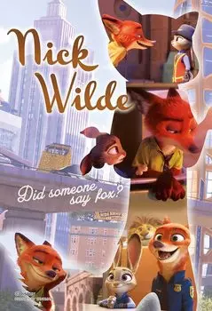 Пазл из 70 деталей Disney Silhouette Art Memory-Nick- [Prism Petit] (10x14,7см) 97-282