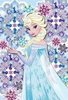 Пазл из 70 деталей Frozen Crystal Tile Elsa Art - - [Prism Petit] (10x14,7см)