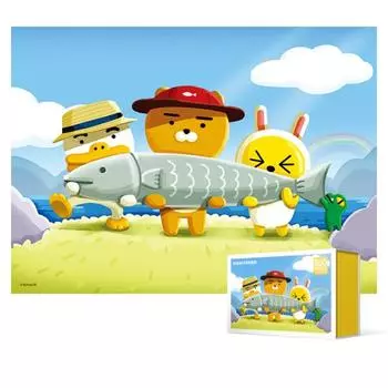 Пазл из 800 деталей / Kakao Friends City Fisherman (Мини) Анимация персонажей из 800 деталей, популярная корейская головоломка
