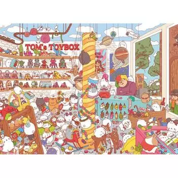 Пазл из 800 деталей - Магазин Molang (Мини), популярная корейская головоломка