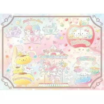 Пазл из 800 деталей - Парк развлечений Sanrio (Мини), популярная корейская головоломка