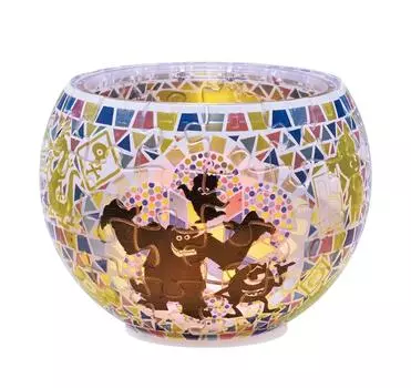 Пазл из 80 элементов Disney Glass Mosaic -Monsters, Inc.- [Пазл с абажуром]