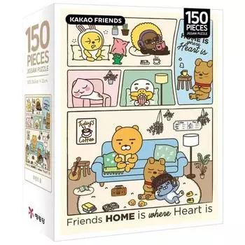 Пазл Kakao Friends 150 Friends Home, популярные корейские пазлы