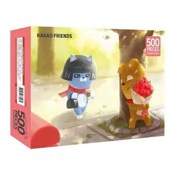 Пазл Kakao Friends 500шт.: Увлекательный Фродо Нео, популярные корейские головоломки