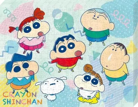 Пазл-картинка Crayon Shin-chan Shin-chan и друзья 366 деталей (АТБ-75)