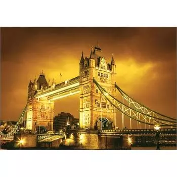 Пазл Korea Golden Brilliant Tower Bridge Jigsaw Puzzle 3201, 2000 деталей, разные цвета, 2000 деталей Пазл, Детские игры
