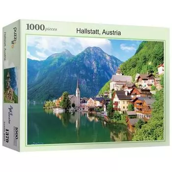 Пазл Life Austria Hallstatt Jigsaw Puzzle PL1379, разные цвета, 1000 деталей Пазл, Детские игры, Развивающие игрушки