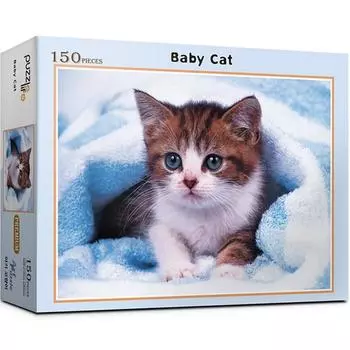 Пазл Life Baby Cat Jigsaw Puzzle PL150-41, 150 деталей, разные цвета Пазл, Детские игры, Развивающие игрушки
