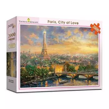 Пазл Life City of Love Paris Jigsaw Puzzle PL2122, разные цвета, 2000 деталей Пазл, Детские игры, Развивающие игрушки