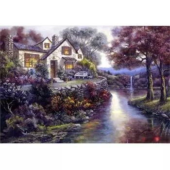 Пазл Life Clear Stream Bungalow 300 деталей, популярные корейские пазлы