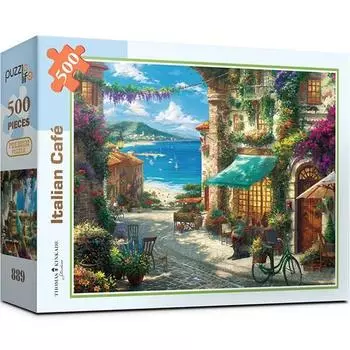 Пазл Life Italian Cafe Jigsaw Puzzle PL889, разные цвета, 500 деталей Пазл, Детские игры, Развивающие игрушки