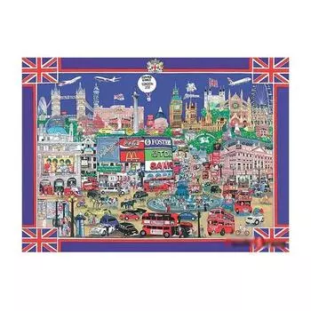 Пазл Life London City Night 500 деталей, 38х52см Пазл, Детские игры, Развивающие игрушки