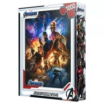 Пазл Life Marvel Avengers Endgame Hero Jigsaw Puzzle PLM1045, разные цвета, 1000 деталей Пазл, Детские игры, Развивающие игрушки