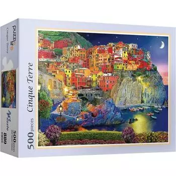 Пазл Life Night Cinque Terre Jigsaw Puzzle PL880, популярные корейские пазлы