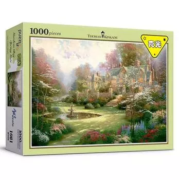 Пазл Life Spring Garden Jigsaw Puzzle Luminous, 1000 деталей, PL1081, 1000 деталей