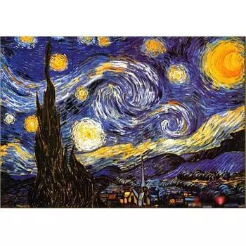 Пазл Life Starry Night, 38х52см, пазл из 1 детали, Детские игры, Развивающие игрушки