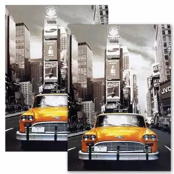 Пазл Life Times Square в Такси, 21х28,5см, 2 детали