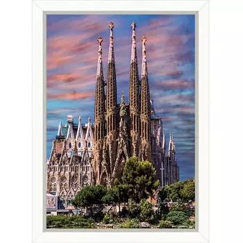Пазл Magnificent Familia Cathedral, мини-размер PKMI1000-3607, разные цвета, 1000 деталей Пазл, Детские игры, Развивающие игрушки
