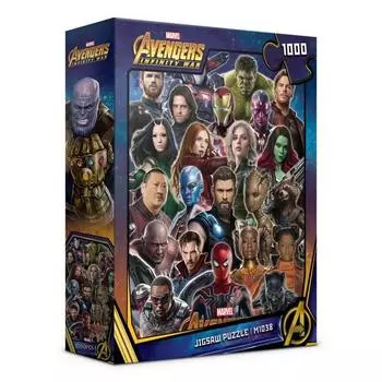 Пазл Marvel Avengers Infinity War M1038, 1000 деталей, разноцветныеПопулярные корейские куклы и игрушки