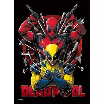 Пазл Marvel Deadpool Wolverine MCU 500 деталей, популярная корейская головоломка