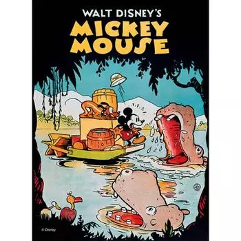 Пазл «Микки Маус встречает бегемота» Disney Animation 500 деталей, популярная корейская головоломка