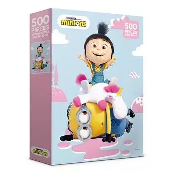 Пазл Миньоны Миньоны и Агнес AL5314, разные цвета, 500 деталей