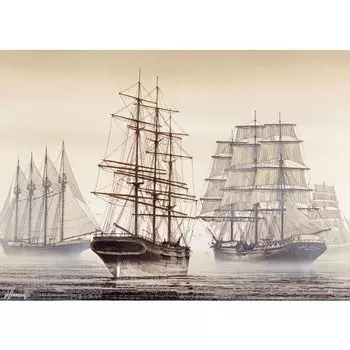 Пазл MISITU 1000 элементов пазл Пейзаж Картина Море Корабль Подарок День рождения Рождество Стильный интерьер Отправление x 70 (50 см)