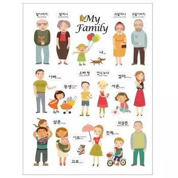 Пазл Moms Board Moms In My Family, 1, 35 Peace, Лучшая головоломка для малышей в Корее