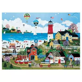 Пазл One Milford Lighthouse, 500 деталей, разные цвета. Пазл, детские игры, развивающие игрушки.