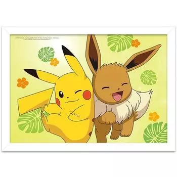 Пазл Pokemon Pikachu и Eevee из 150 деталей, один предмет, пазл из одного предмета, детские игры, развивающие игрушки