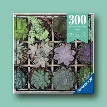 Пазл Ravensburger из 300 зеленых суккулентов, популярная корейская настольная игра