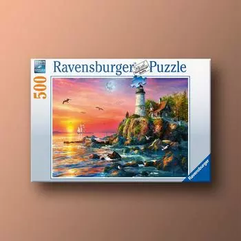 Пазл Ravensburger «Маяк на закате» из 500 деталей, популярная корейская настольная игра