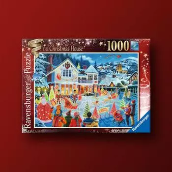 Пазл Ravensburger «Снежное Рождество» из 1000 деталей, популярная корейская настольная игра