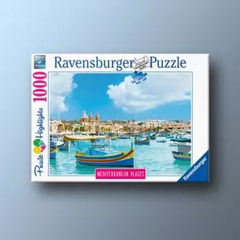 Пазл «Равенсбургер» из 1000 элементов «Остров Мальта», популярная корейская настольная игра
