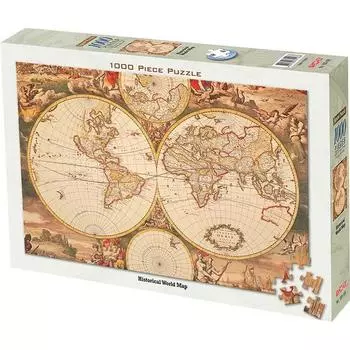 Пазл с исторической картой мира TMX-100-108, разные цвета, 1000 деталей Пазл, Детские игры, Развивающие игрушки