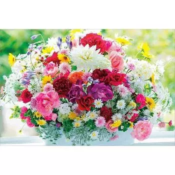 Пазл с разноцветными цветами APP-1000-758, 1000 деталей, разные цвета Пазл, Детские игры, Развивающие игрушки