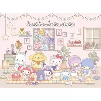 Пазл Sanrio Pajama Party SAN-A05-057, разные цвета, 500 деталей Пазл, Детские игры, Развивающие игрушки