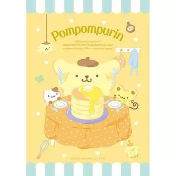Пазл Sanrio Pancake Time Pom Pom Purin Mini Size SAN-C108-105, 108 деталей, разные цвета Пазл, Детские игры, Развивающие игрушки