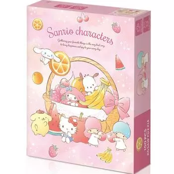 Пазл Sanrio Персонажи Фруктовый мир SAN-A150-056, 150 деталей, разные цвета Пазл, Детские игры, Развивающие игрушки