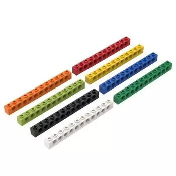 Пазл «Сделай сам» 11x12 отверстий MOC Строительные блоки - Образовательный аксессуар для технологии мелких частиц 0.1kg (approx. 23 pcs)