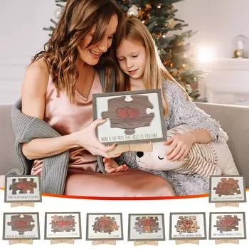 Пазл «Сердце матери и ребенка», деревянные поделки ко Дню матери Пазл «Сердце матери и ребенка»