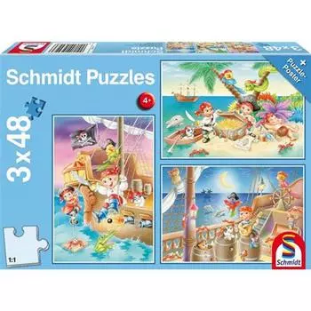 Пазл Шмидт 3х48шт. (Банда пиратов)