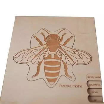 Пазл Stukapuka Montessori Bee Pug, 1, Лучшая головоломка для малышей в Корее