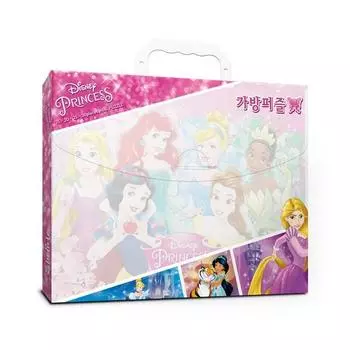 Пазл-сумка Disney Princess 15 шт. + 20 шт. + 25 шт. + 30 шт. Набор, 1 шт.