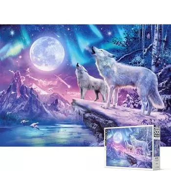 Пазл Sun&Tree Moonlight Howling HP505, 500 деталей, разные цвета