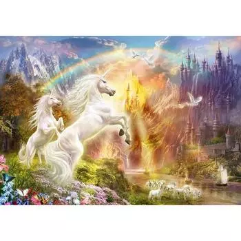 Пазл Sun&Tree Sunset of Unicorn HP511, популярные корейские головоломки